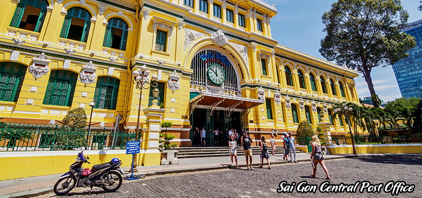 Attractions in Ho Chi Minh City - Sai Gon Central Post Office